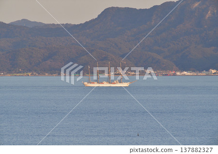 Japan Maritime Education Organization (JMETS), Uraga Channel, Nippon Maru, sailing ship 137882327