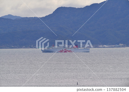Mitsui O.S.K. Lines Ferry, Uraga Channel, Sunflower Daisetsu 137882504