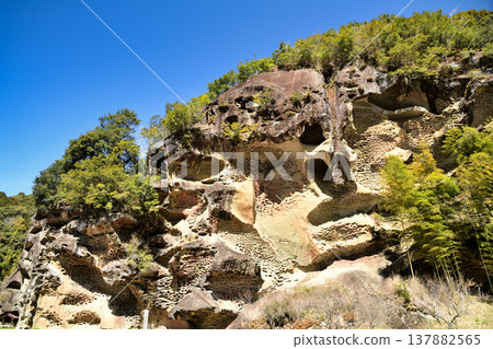 Mushikuiiwa in Takaike [Kozagawa Town, Higashimuro District, Wakayama Prefecture] 137882565