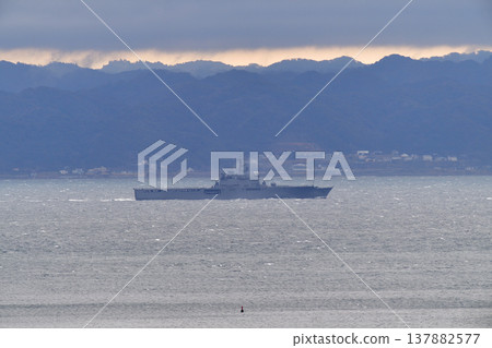 Japan Maritime Self-Defense Force, Uraga Channel, Shimokita, LST-4002 Transport Ship Japan Maritime Self-Defense Force, Uraga Channel, Shimokita, LST-4002 Transport Ship 137882577