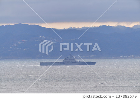 Japan Maritime Self-Defense Force, Uraga Channel, Shimokita, LST-4002 Transport Ship 137882579
