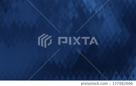 Navy geometric pattern of diamonds. Diagonal grid bg. Navy geometric pattern of diamonds. Diagonal grid bg. 137882606