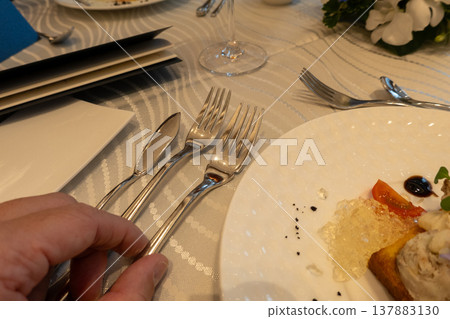 叉子 餐叉 岔口 137883130