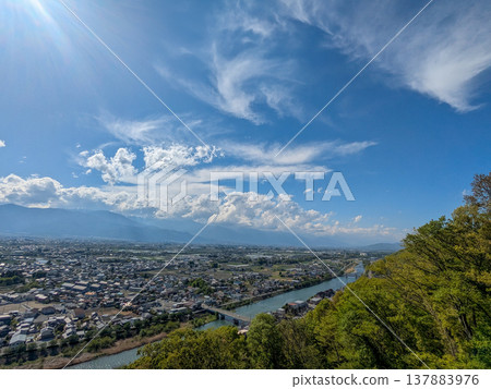 View of the Matsumoto Plain from Kobo-yama Tumulus 137883976