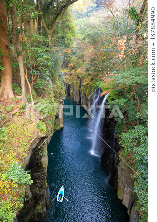 宮崎縣高千穗町高千穗峽、真名井瀑布 137884990
