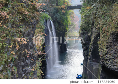 宮崎縣高千穗町高千穗峽真奈瀑布 宮崎縣高千穗町高千穗峽真奈瀑布 137885060