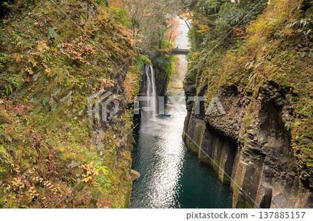 宮崎縣高千穗町高千穗峽真奈瀑布 137885157
