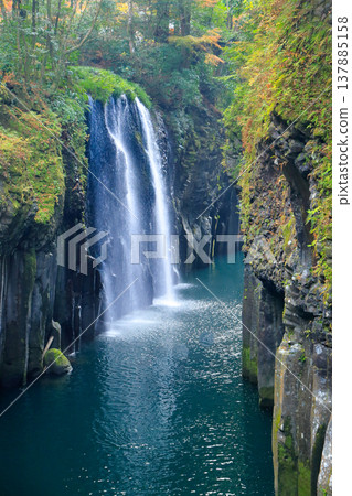 宮崎縣高千穗町高千穗峽真奈瀑布 137885158