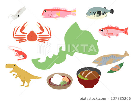 福井縣的特色產品和地方產品 137885266