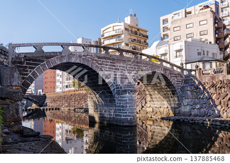 長崎市 - 長崎熱門旅遊景點,眼鏡橋 長崎市 - 長崎熱門旅遊景點,眼鏡橋 137885468