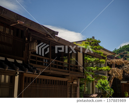 【奈井宿】復古的郵政小鎮與蔚藍的夏日天空 137885989