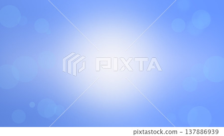 藍色圓形漸層背景。模糊、極簡、商務、科技風格的留白範本。 137886939