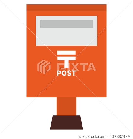 紅色郵箱 紅色郵箱 137887489