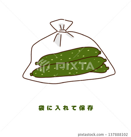 How to store cucumbers in a bag (tips for preventing drying) How to store cucumbers in a bag (tips for preventing drying) 137888102