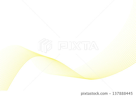 Simple yellow background with abstract lines and curves. Simple yellow background with abstract lines and curves. 137888445