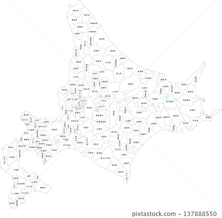 Hokkaido Mainland Municipalities Hokkaido Mainland Municipalities 137888550