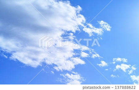 Blue sky and cloud image Blue sky and cloud image 137888622