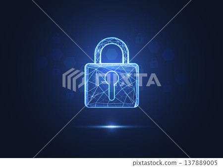 Premium security cyber digital concept. Abstract technology background protect system innovation for business. Vector illustration Premium security cyber digital concept. Abstract technology background protect system innovation for business. Vector illustration 137889005