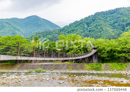 岐阜縣白川鄉的風景 137889446