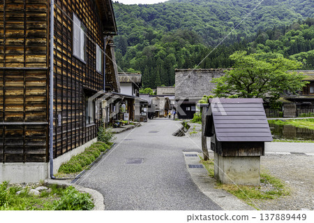 Scenery of Shirakawa-go, Gifu Prefecture Scenery of Shirakawa-go, Gifu Prefecture 137889449