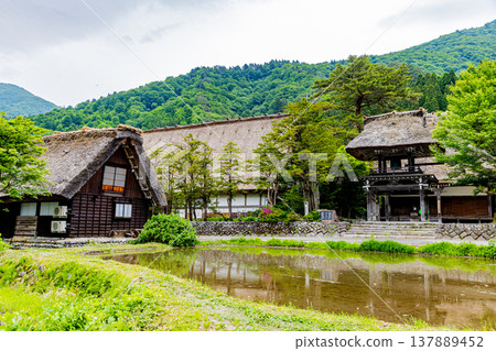 Scenery of Shirakawa-go, Gifu Prefecture Scenery of Shirakawa-go, Gifu Prefecture 137889452