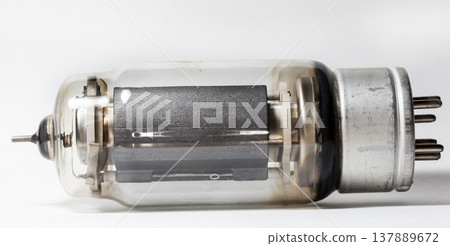 vacuum tube, retro radio lamp vacuum tube, retro radio lamp 137889672