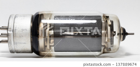 vacuum tube, retro radio lamp vacuum tube, retro radio lamp 137889674