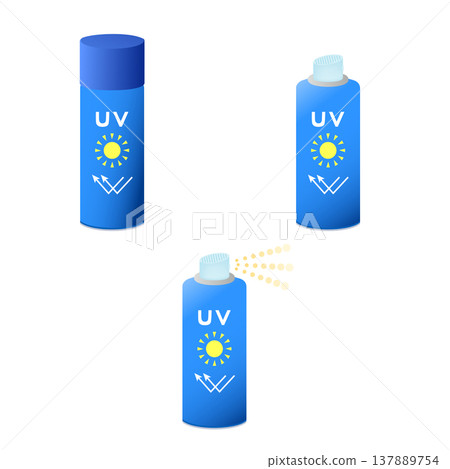 spray-type sunscreen 137889754