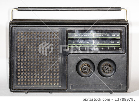 retro radio receiver 137889793