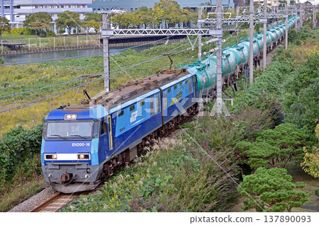 東海道本線 東高島櫻木町 JR Freight EH200-16（高崎） 137890093