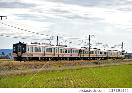 信越本線、見附～帶織、JR東日本、E129系列、B21編組（新潟） 137891321