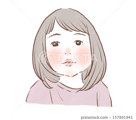 A woman with a troubled look 137891941