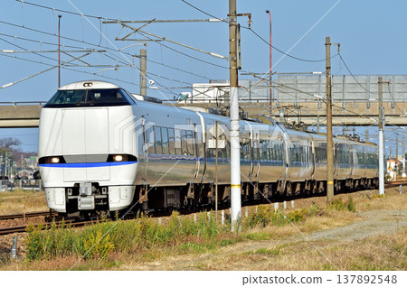 Hokuriku Main Line, Kaga-Kasama - Mikawa, JR West, 683 series, V32 formation (Kyoto), Thunderbird Hokuriku Main Line, Kaga-Kasama - Mikawa, JR West, 683 series, V32 formation (Kyoto), Thunderbird 137892548