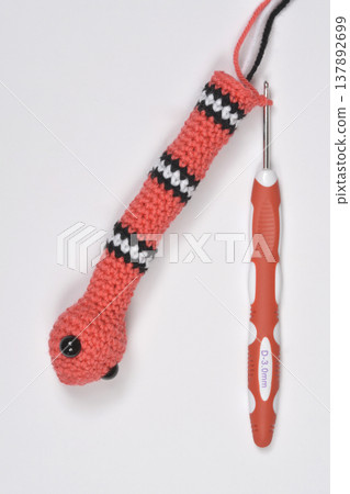 Crochet Coral Snake Pattern in Progress Crochet Coral Snake Pattern in Progress 137892699