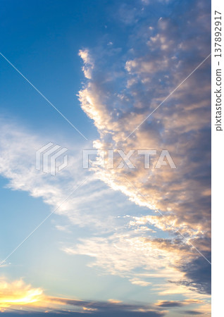 beautiful sunrise sky beautiful sunrise sky 137892917