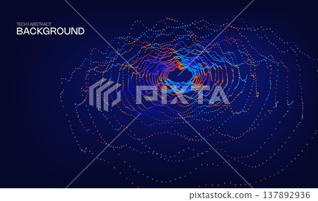 Abstract digital ai technology background with tech dots wave for big data science. 3d conference line with design pattern webinar for research graphic sound. Network presentation background. Abstract digital ai technology background with tech dots wave for big data science. 3d conference line with design pattern webinar for research graphic sound. Network presentation background. 137892936