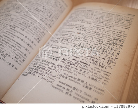 [烏克蘭] 一本日文-烏克蘭語字典的兩頁插頁。 137892970