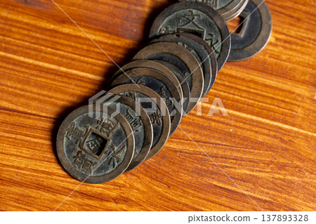 寬榮通寶，一種日本舊貨幣。 137893328