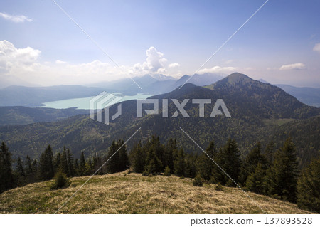 Hirschhornlkopf mountain tour in Bavaria, Germany Hirschhornlkopf mountain tour in Bavaria, Germany 137893528
