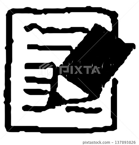Contact book/notebook icon, vector line icon for kindergarten website. Contact book/notebook icon, vector line icon for kindergarten website. 137893826