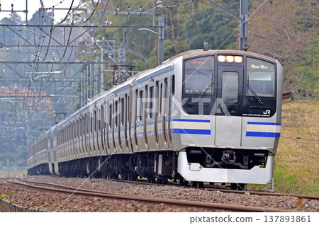 總武本線四海道-Monoi JR東E217系列Y-7編隊(鎌倉) 總武本線四海道-Monoi JR東E217系列Y-7編隊(鎌倉) 137893861