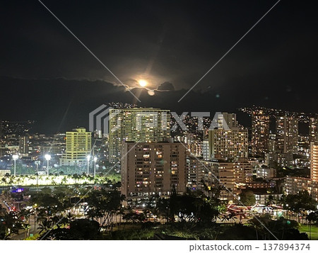 Night view of Hawaii Night view of Hawaii 137894374