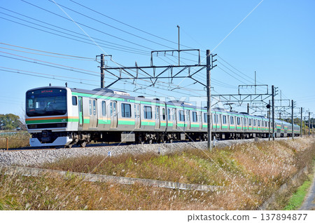 Takasaki Line Okabe-Honjo JR East E231 series 1000 series U511 formation (Oyama) Takasaki Line Okabe-Honjo JR East E231 series 1000 series U511 formation (Oyama) 137894877