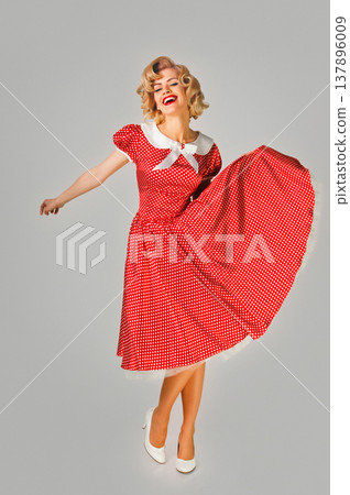 pin up woman full length pin up woman full length 137896009