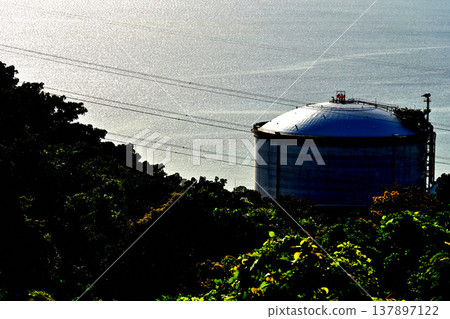 Shining Tanks at Yoshinoura Thermal Power Plant Shining Tanks at Yoshinoura Thermal Power Plant 137897122