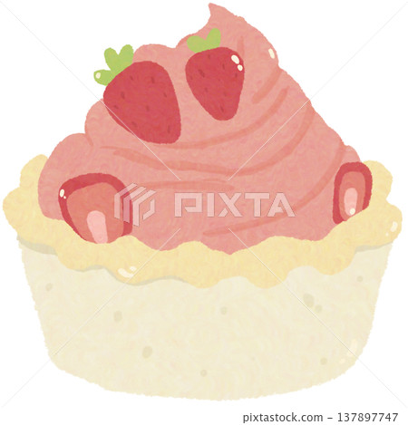 Strawberry cake  137897747