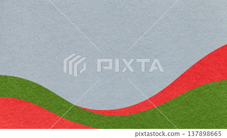 Textured light gray paper background with red and green wavy lines and waves, copy space for banner, presentation Textured light gray paper background with red and green wavy lines and waves, copy space for banner, presentation 137898665