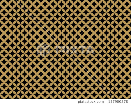 Counterfeit gold and black cloisonné pattern background Counterfeit gold and black cloisonné pattern background 137900278