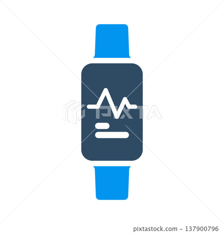 Pulse Rate Smartwatch Monitor Symbol 137900796