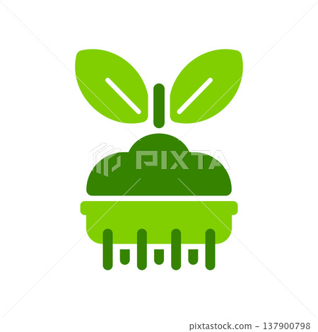 Hydroponic Growing System Plant Badge 137900798